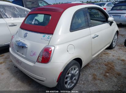 Lot #2992824373 2012 FIAT 500C POP