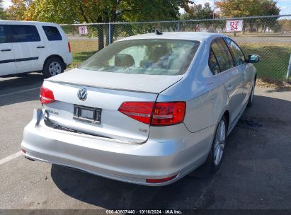 Lot #2992824367 2015 VOLKSWAGEN JETTA 1.8T SEL