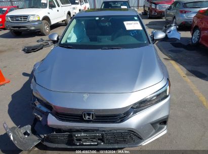 Lot #2990356214 2022 HONDA CIVIC EX