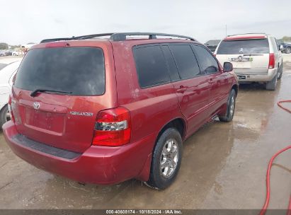 Lot #2992830171 2004 TOYOTA HIGHLANDER V6