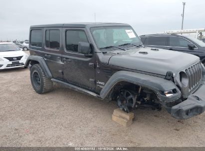 Lot #3035086072 2018 JEEP WRANGLER UNLIMITED SPORT S 4X4