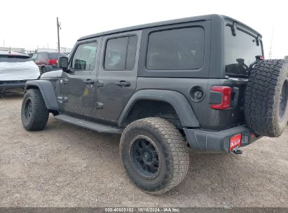 Lot #3035086072 2018 JEEP WRANGLER UNLIMITED SPORT S 4X4