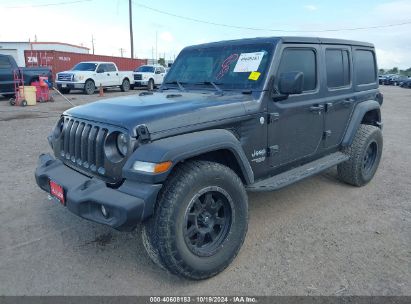 Lot #3035086072 2018 JEEP WRANGLER UNLIMITED SPORT S 4X4