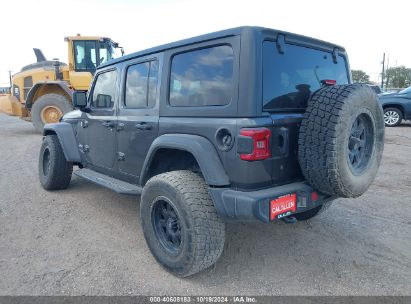 Lot #3035086072 2018 JEEP WRANGLER UNLIMITED SPORT S 4X4