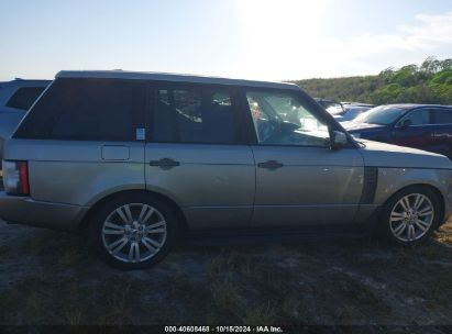 Lot #2995282551 2011 LAND ROVER RANGE ROVER HSE