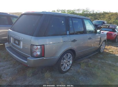 Lot #2995282551 2011 LAND ROVER RANGE ROVER HSE