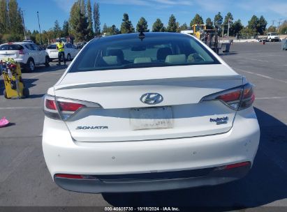 Lot #2992832968 2016 HYUNDAI SONATA HYBRID LIMITED