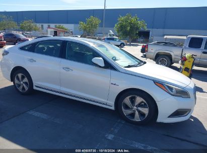 Lot #2992832968 2016 HYUNDAI SONATA HYBRID LIMITED