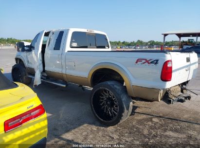 Lot #2985458309 2012 FORD F-250 LARIAT