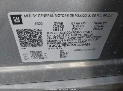 Lot #2990353460 2021 GMC TERRAIN FWD SLT