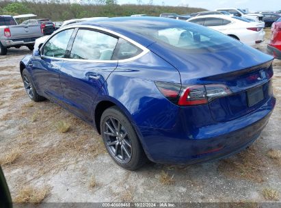 Lot #2992824303 2020 TESLA MODEL 3 STANDARD RANGE PLUS REAR-WHEEL DRIVE/STANDARD RANGE REAR-WHEEL DRIVE