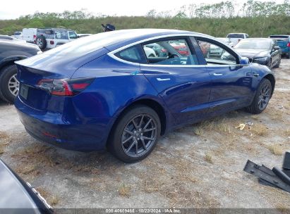 Lot #2992824303 2020 TESLA MODEL 3 STANDARD RANGE PLUS REAR-WHEEL DRIVE/STANDARD RANGE REAR-WHEEL DRIVE