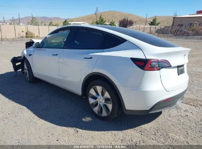 Lot #2996535964 2023 TESLA MODEL Y AWD/LONG RANGE DUAL MOTOR ALL-WHEEL DRIVE