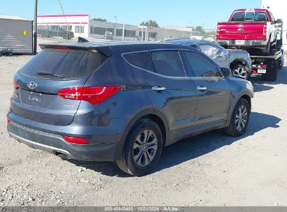 Lot #3050080647 2016 HYUNDAI SANTA FE SPORT 2.4L