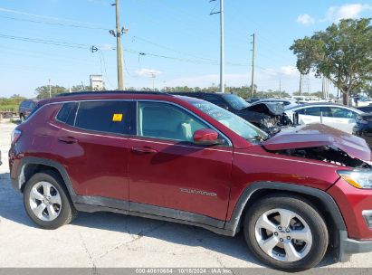 Lot #2992824241 2021 JEEP COMPASS LATITUDE FWD