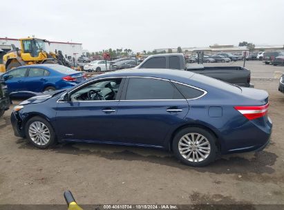 Lot #2992832963 2014 TOYOTA AVALON HYBRID XLE PREMIUM