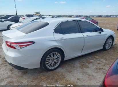 Lot #2992824229 2020 TOYOTA CAMRY XLE HYBRID