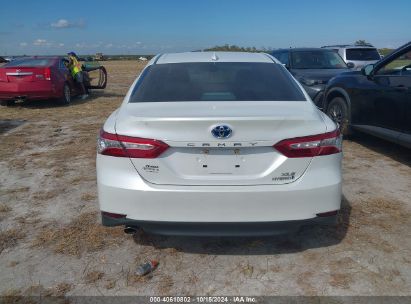 Lot #2992824229 2020 TOYOTA CAMRY XLE HYBRID