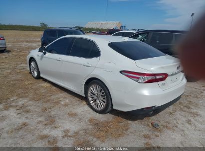 Lot #2992824229 2020 TOYOTA CAMRY XLE HYBRID