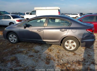 Lot #2992824216 2015 HONDA CIVIC LX