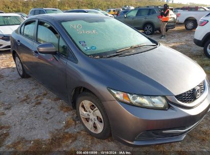 Lot #2992824216 2015 HONDA CIVIC LX