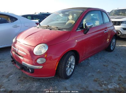 Lot #2997775295 2013 FIAT 500C LOUNGE