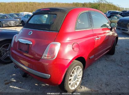 Lot #2997775295 2013 FIAT 500C LOUNGE