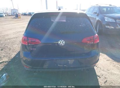 Lot #3056070729 2017 VOLKSWAGEN GOLF GTI AUTOBAHN 4-DOOR/S 4-DOOR/SE 4-DOOR/SPORT 4-DOOR