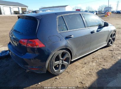 Lot #3056070729 2017 VOLKSWAGEN GOLF GTI AUTOBAHN 4-DOOR/S 4-DOOR/SE 4-DOOR/SPORT 4-DOOR