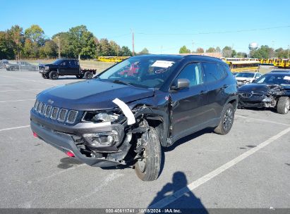 Lot #2996536487 2021 JEEP COMPASS TRAILHAWK 4X4