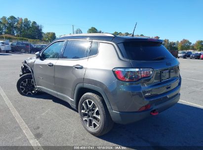 Lot #2996536487 2021 JEEP COMPASS TRAILHAWK 4X4