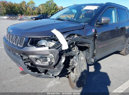 Lot #2996536487 2021 JEEP COMPASS TRAILHAWK 4X4