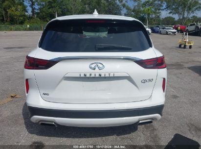 Lot #2995282553 2023 INFINITI QX50 PURE AWD