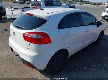 Lot #3035086341 2012 KIA RIO5 LX