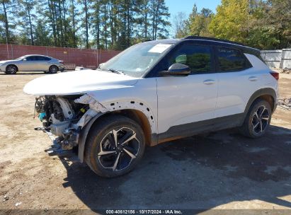 Lot #3035086333 2021 CHEVROLET TRAILBLAZER AWD RS