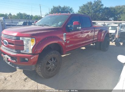 Lot #2990353402 2017 FORD F-350 LARIAT