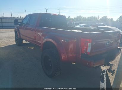 Lot #2990353402 2017 FORD F-350 LARIAT