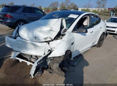 Lot #2992832950 2021 TESLA MODEL Y LONG RANGE DUAL MOTOR ALL-WHEEL DRIVE