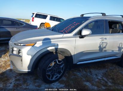 Lot #2992823915 2022 HYUNDAI SANTA FE HYBRID SEL PREMIUM