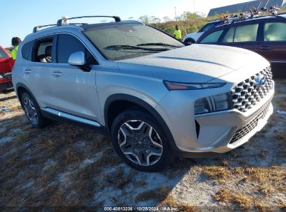 Lot #2992823915 2022 HYUNDAI SANTA FE HYBRID SEL PREMIUM