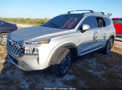 Lot #2992823915 2022 HYUNDAI SANTA FE HYBRID SEL PREMIUM