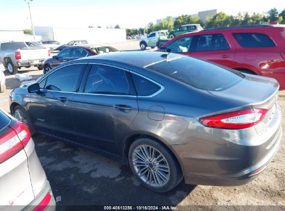 Lot #3056473925 2014 FORD FUSION HYBRID SE