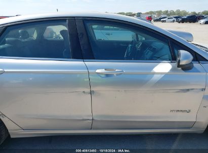 Lot #3053064405 2018 FORD FUSION HYBRID SE