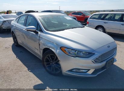 Lot #3053064405 2018 FORD FUSION HYBRID SE