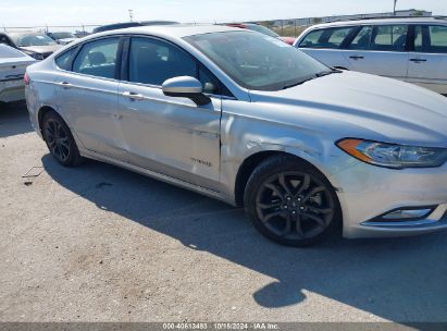 Lot #3053064405 2018 FORD FUSION HYBRID SE