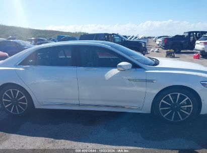 Lot #2995298776 2020 LINCOLN CONTINENTAL RESERVE