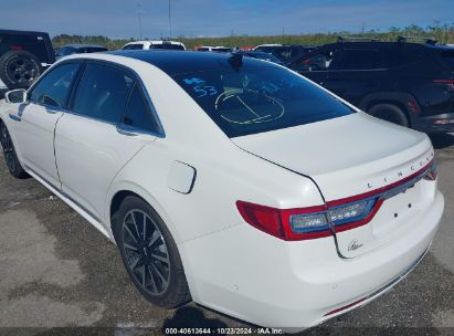 Lot #2995298776 2020 LINCOLN CONTINENTAL RESERVE