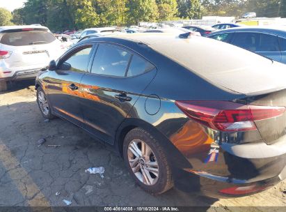 Lot #3034053575 2019 HYUNDAI ELANTRA SEL