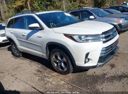 Lot #3005349272 2019 TOYOTA HIGHLANDER HYBRID LIMITED PLATINUM