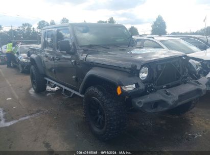 Lot #2995282385 2020 JEEP GLADIATOR SPORT S 4X4